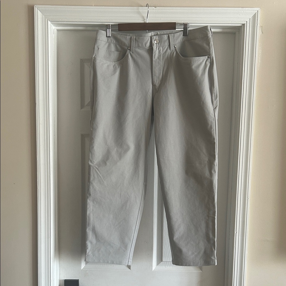 Lululemon Men's Classic Straight Fit Pants - Light Gray